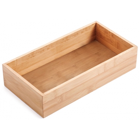 Κουτί αποθήκευσης μπαμπού natural 26x18.5x8.7εκ Estia 02-31411
