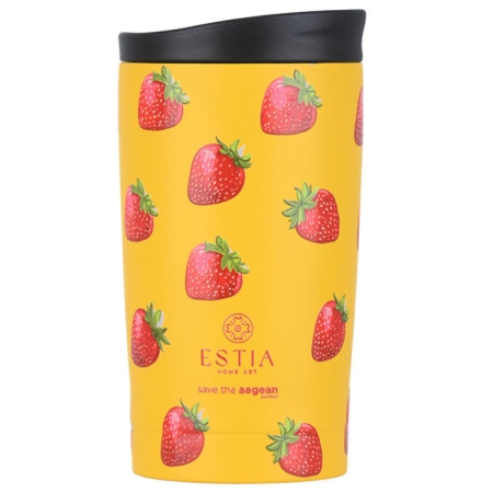 Κούπα θερμός ανοξείδωτο 18/8 Berry bright 350ml Estia 01-31862