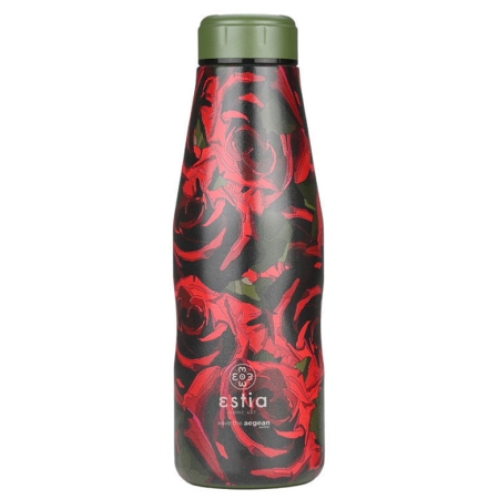 Μπουκάλι θερμός ανοξείδωτο 18/8 Twilight rose 500ml 7x22.5εκ Estia 01-22136