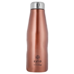 Μπουκάλι θερμός ανοξείδωτο 18/8 Rose gold 500ml 7x22.5εκ Estia 01-7836