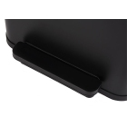 Κάδος απορριμμάτων ανοξείδωτος μαύρος 50Lt Estia 01-31978