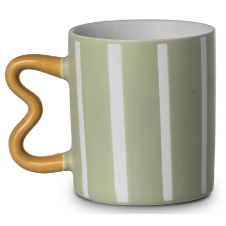 Κούπα πορσελάνης Jazz line πράσινη 450cc Estia 07-35143