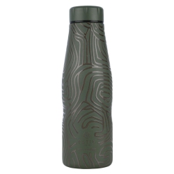Μπουκάλι θερμός ανοξείδωτο 18/8 Olive flow 500ml 7x22.5εκ Estia 01-31572