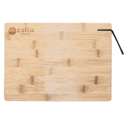 Βάση κοπής ξύλινη Bamboo essentials natural 27x20x1.6εκ Estia 01-9168