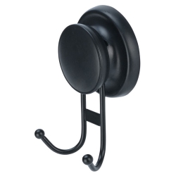 Κρεμάστρα τοίχου μεταλλική μαύρη 7x5.5x12εκ Estia 02-23720