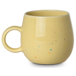 Κούπα πορσελάνης Speckle pop κίτρινη 480cc Estia 07-35433