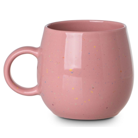 Κούπα πορσελάνης Speckle pop ροζ 480cc Estia 07-35464