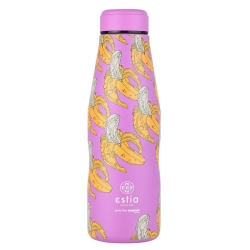 Μπουκάλι θερμός ανοξείδωτο 18/8 Banana swirl 500ml 7x22.5εκ Estia 01-22235