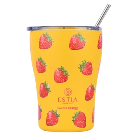 Κούπα θερμός ανοξείδωτο 18/8 Berry bright 350ml Estia 01-31688