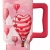Straw tumbler XL θερμός ανοξείδωτο 18/8 Love ascend 900ml Estia 01-41533