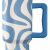 Straw tumbler XL θερμός ανοξείδωτο 18/8 Ocean waves 900ml Estia 01-41571