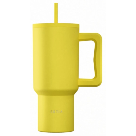 Straw tumbler XL θερμός ανοξείδωτο 18/8 Sunbeam 900ml Estia 01-41496