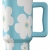 Straw tumbler XL θερμός ανοξείδωτο 18/8 Blue daisy 900ml Estia 01-41618