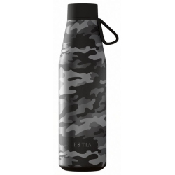 Μπουκάλι θερμός flow ανοξείδωτο 18/8 Dark camo 500ml Estia 01-47870