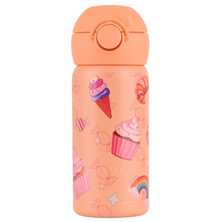 Μπουκάλι θερμός παιδικό Wonder bottle ανοξείδωτο 18/8 Candy sky 350ml 7x18εκ Estia 01-43643