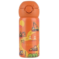 Μπουκάλι θερμός παιδικό Wonder bottle ανοξείδωτο 18/8 The big build 350ml 7x18εκ Estia 01-43605