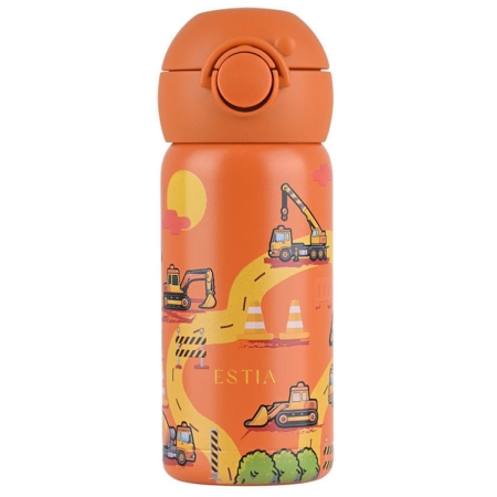Μπουκάλι θερμός παιδικό Wonder bottle ανοξείδωτο 18/8 The big build 350ml 7x18εκ Estia 01-43605