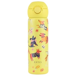 Μπουκάλι θερμός παιδικό Wonder bottle ανοξείδωτο 18/8 Pet party 500ml 7x22.5εκ Estia 01-43667