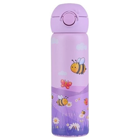Μπουκάλι θερμός παιδικό Wonder bottle ανοξείδωτο 18/8 Garden friends 500ml 7x22.5εκ Estia 01-43681