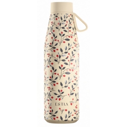 Μπουκάλι θερμός flow ανοξείδωτο 18/8 Bloom beige 500ml Estia 01-42028