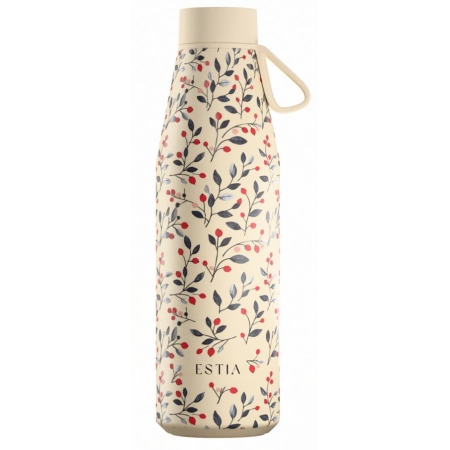 Μπουκάλι θερμός flow ανοξείδωτο 18/8 Bloom beige 500ml Estia 01-42028