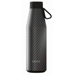 Μπουκάλι θερμός flow ανοξείδωτο 18/8 Carbon fibre 500ml Estia 01-47948