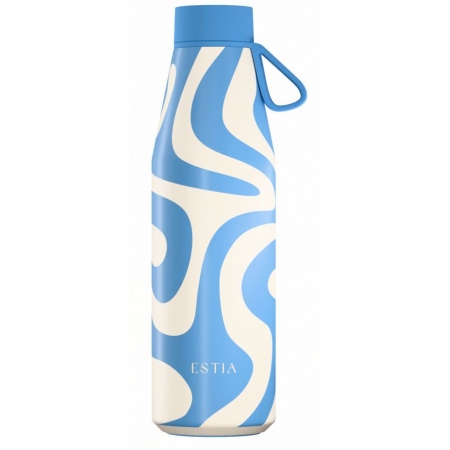 Μπουκάλι θερμός flow ανοξείδωτο 18/8 Ocean waves 500ml Estia 01-42141