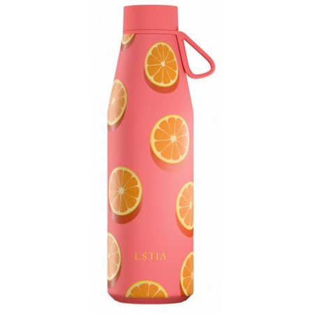 Μπουκάλι θερμός flow ανοξείδωτο 18/8 Orange pop 500ml Estia 01-42165