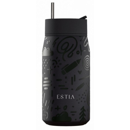 Κούπα θερμός lens ανοξείδωτο 18/8 Noir echo 360ml Estia 01-42943