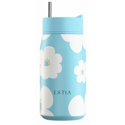 Κούπα θερμός lens ανοξείδωτο 18/8 Blue daisy 360ml Estia 01-43087