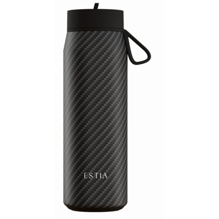 Ποτήρι θερμός pulse ανοξείδωτο 18/8 Carbon fibre 500ml Estia 01-47931