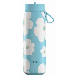 Ποτήρι θερμός pulse ανοξείδωτο 18/8 Blue daisy 500ml Estia 01-42646