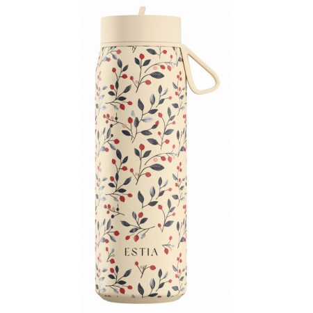 Ποτήρι θερμός pulse ανοξείδωτο 18/8 Bloom beige 500ml Estia 01-42462