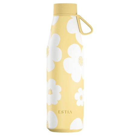Μπουκάλι θερμός flow ανοξείδωτο 18/8 Yellow daisy 500ml Estia 01-42196