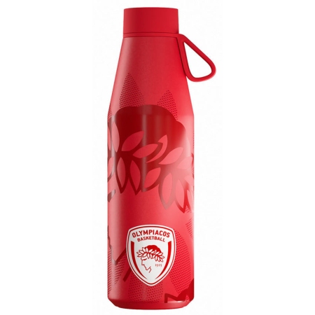 Μπουκάλι θερμός flow ανοξείδωτο 18/8 Olympiacos B.C. 500ml Estia 00-48938