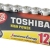 Μπαταρίες αλκαλικές 12 τεμαχίων AA/1,5V LR06 High power Toshiba LR6GCP MP-12