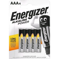 Μπαταρίες αλκαλικές 4 τεμάχια AAA/1,5V ΑΑA-LR03 F016441 Energizer 130007