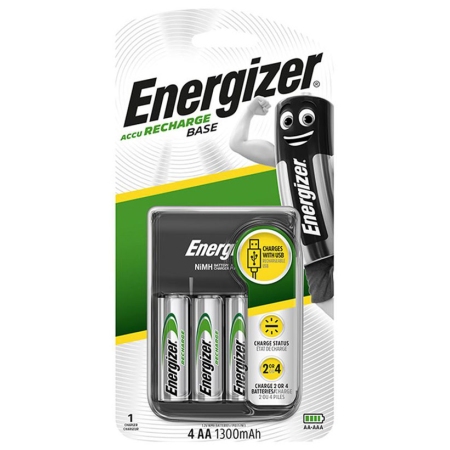 Φορτιστής επαναφ/μενων μπαταριών Base F016742 BP+4 Energizer 130065