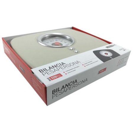 Ζυγαριά σώματος μηχανική γκρι 30x27εκ 580162 Dictrolux 060099