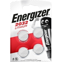 Μπαταρίες λιθίου σετ 4 τεμαχίων 3.0V CR2032/3V Energizer F016745