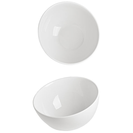 Σαλατιέρα πορσελάνης Moon λευκή 19x12εκ Alar 176-RB1812-7.5