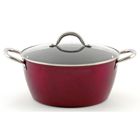 Χύτρα αλουμινίου αντικολλητική Electra Granite 24εκ Keystone 06.70.24