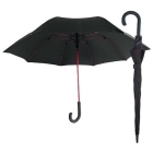 Ομπρέλα βροχής αυτόματη αντιανεμική μαύρο-κόκκινο 67εκ Guy Laroche 8125