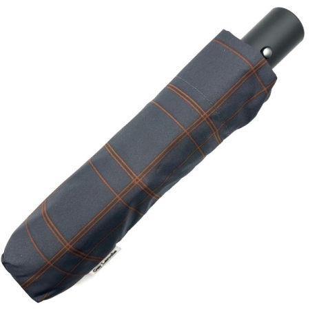 Ομπρέλα βροχής αυτόματη ανθρακί-καφέ 53εκ Guy Laroche 8515