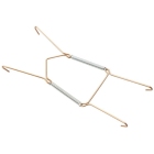 Βάση τοίχου-ελατήριο για πιάτα μπρονζέ No2 19-28εκ Αγγλίας 018