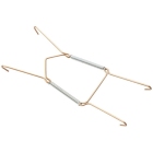 Βάση τοίχου-ελατήριο για πιάτα μπρονζέ No3 24-36εκ Αγγλίας 019