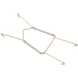 Βάση τοίχου-ελατήριο για πιάτα μπρονζέ No3 24-36εκ Αγγλίας 019