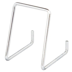 Βάση μεταλλική σταθερή ασημί 3x3.5x4εκ 042