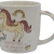 Κούπα πορελάνης Unicorn λευκό-ροζ 8.5x12x9εκ Rslee 200-162
