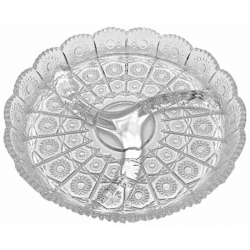 Ορντεβιέρα 3 θέσεων γυάλινη διάφανη 19.5x3εκ Lirmartur D-40